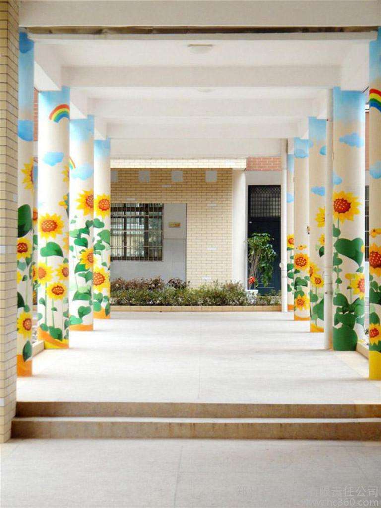 裝飾橡木壁板的手繪表現