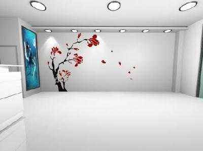 白天室內窗戶的手繪表現